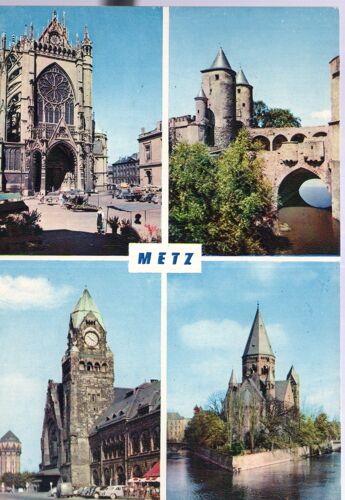 Carte Postale De Metz (Moselle) 4 Vues (Réf.113)