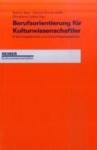 Berufsorientierung Für Kulturwissenschaftler