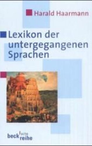 Lexikon Der Untergegangenen Sprachen