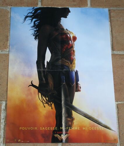 Poster Affiche Americaine Magazine Revue Cinema Wonder Woman 58x42cm