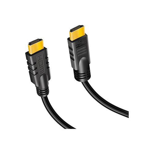 LogiLink - Câble HDMI avec Ethernet - HDMI mâle pour HDMI mâle - 25 m - noir - actif, moulé, support 4K