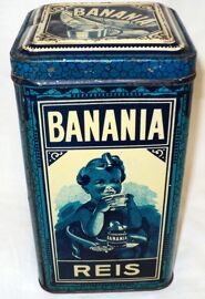 Superbe Et Rare Boite Banania Praha Thèque