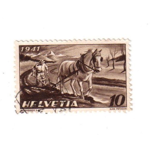 Timbre Oblitéré : Suisse