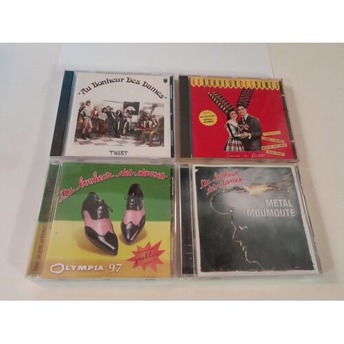 Lot De 4 Cd De " Au Bonheur Des Dames " 1/Twist 2/Jour De Fete 3/Olympia 97 4/Metal Moumoute