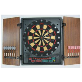 Cible électronique et fléchettes à leds JACKY - bois