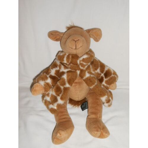Peluche Gisella Doudou Marron Caramel Veste Manteau Girafe Russ Berrie Ross