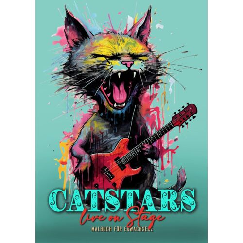 Catstars Live On Stage Coloring Book For Adults