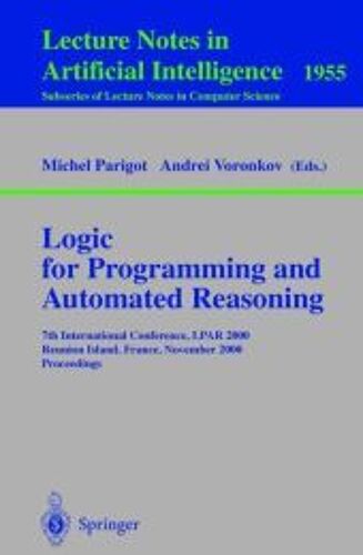 Logic For Programming And Automated Reasoning