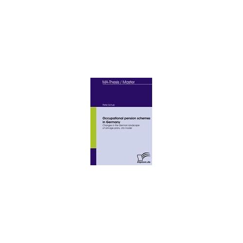 Occupational Pension Schemes In Germany