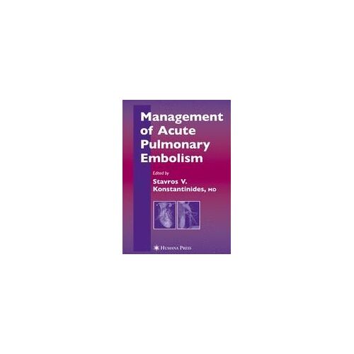 Management Of Acute Pulmonary Embolism