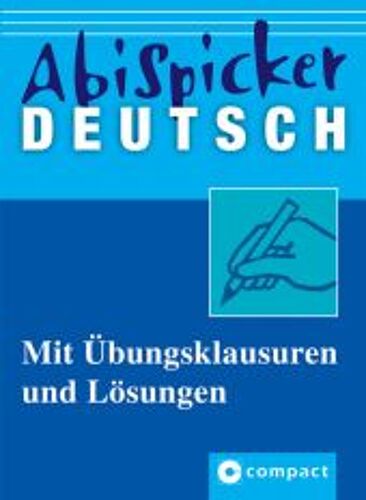 Geist: Abi-Spicker Deutsch