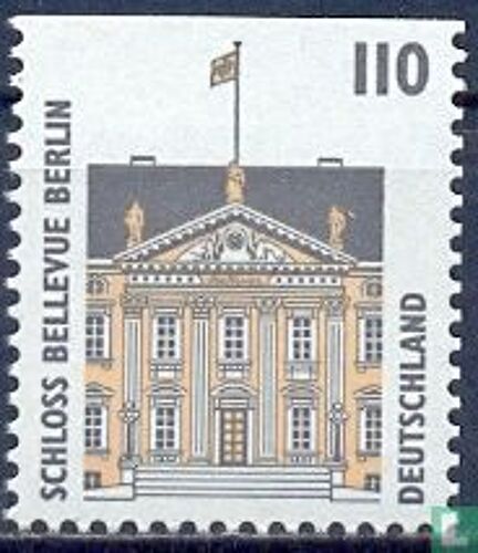 Timbre Deutschland 1997 Oblitéré - Schloss Bellevue Berlin - 110 - Michel 1935c