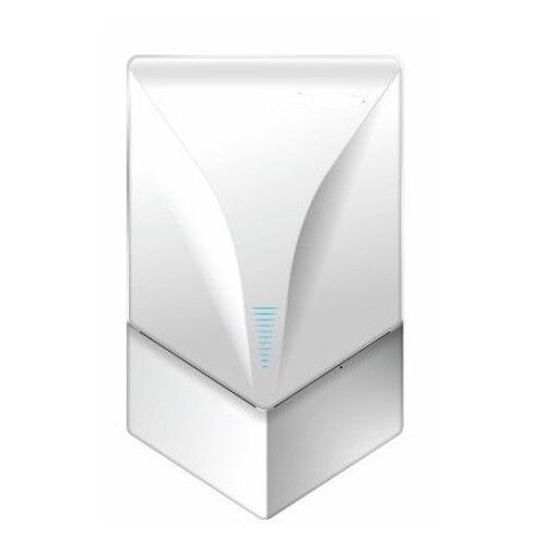 Sèche mains Vitech blanc design ergonomique avec séchage ultra rapide