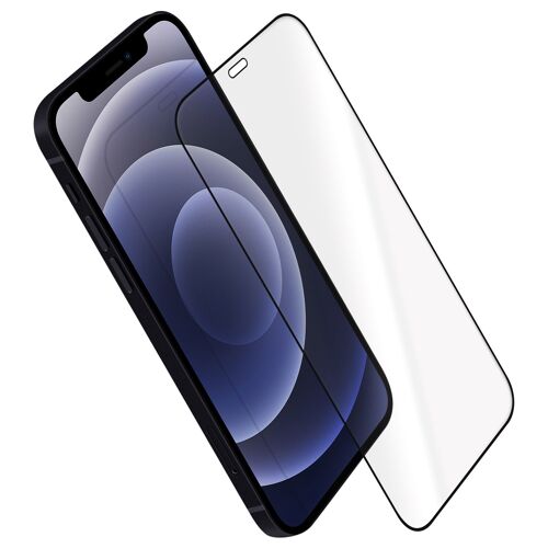Verre Trempé Iphone 12 Mini Ultra-Résistant Antichoc 9h Anti-Trace Blueo Noir