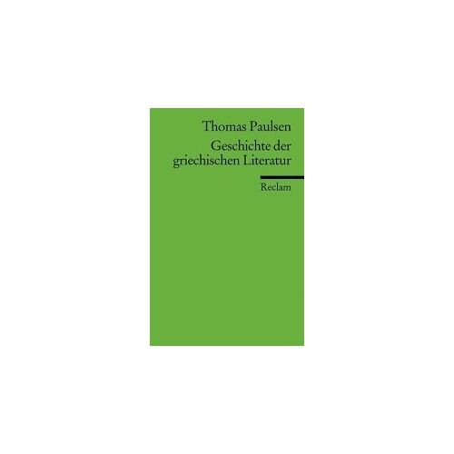 Geschichte Der Griechischen Literatur