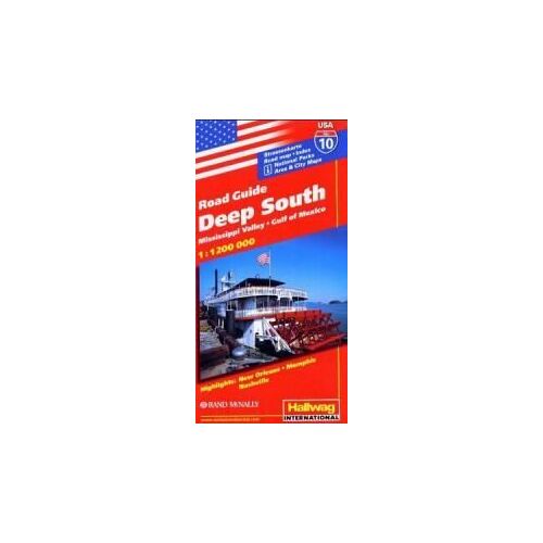 Deep South / Mississipi Valley / Gulf Of Mexico / New Orleans / Nashville / Memphis - Travel Map