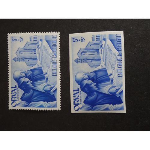 Belgique Timbres 567a Et 567b Neufs
