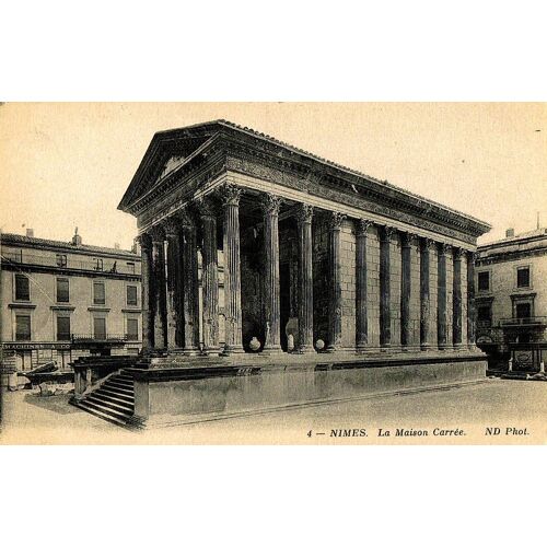 Carte Postale Ancienne, France, Gard ( 30 ), Nimes, La Maison Carrée
