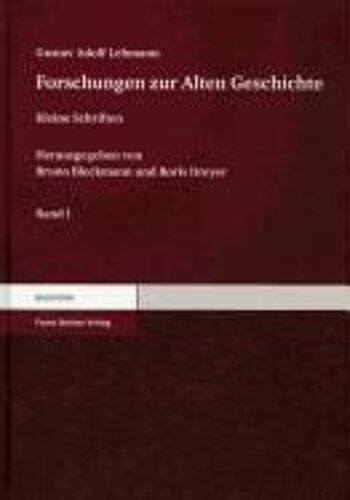 Forschungen Zur Alten Geschichte