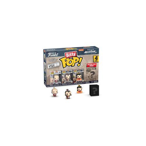 Avatar, Le Dernier Maître De L'air - Pack 4 Figurines Bitty Pop! Iroh 2,5 Cm