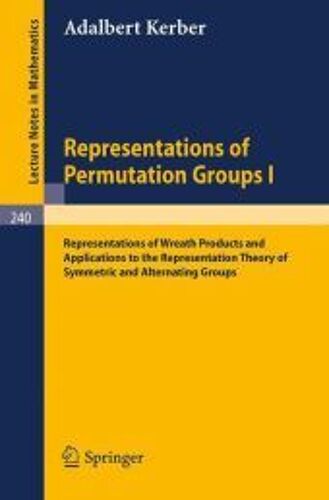 Representations Of Permutation Groups I