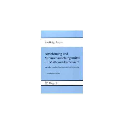 Anschauung Und Veranschaulichungsmittel Im Mathematikunterricht