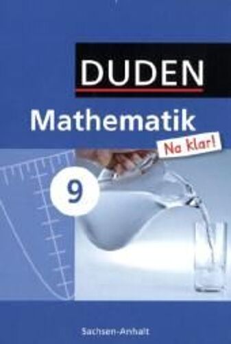 Mathematik Na Klar! 9 Lehrbuch Sachsen-Anhalt Sekundarschule