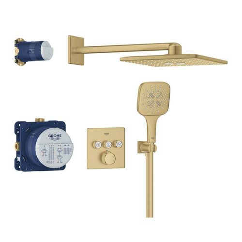 Grohe Grohtherm SmartControl Pack pour douche encastrée avec Rainshower SmartActive 310 Cube  34864GN0