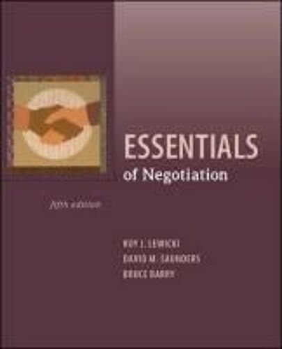 Lewicki, R: Essentials Of Negotiation