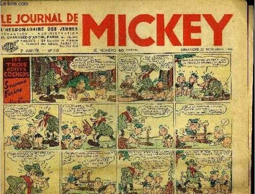 Le Journal De Mickey - 3ere Année - N°110 - 22 Novembre 1936