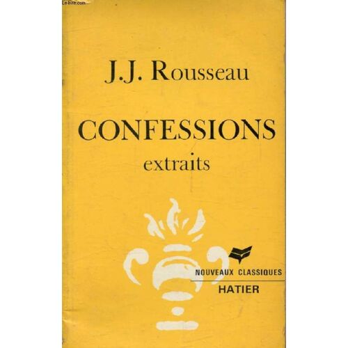 Confessions (Les Nouveaux Classiques Hatier)