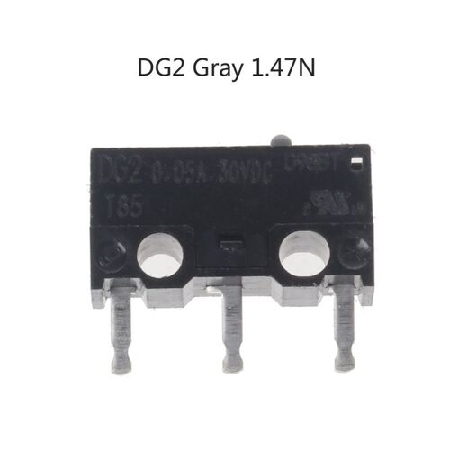 2022 nouveau 1PC D'origine Souris CHERRY Micro-Interrupteur DG2 T85 0.05A 30VDC DG4 T85 1A 125VAC 1A30VDC DG2 DG4 Gris 1.47N Noir 0.74N