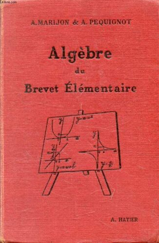 Algebre Du Brevet Elementaire