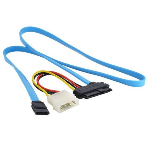 Câble adaptateur SAS SFF-8482 SCSI vers cordon d'alimentation SATA Convertisseur de câble de port série 29 broches Disque dur HDD Adaptateur SAS vers SATA