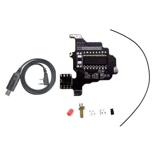 Pour le Module K5/K6 SI4732 + Câble de Programmation USB Modification D'Interphone à Ondes Courtes Solution Double Antenne