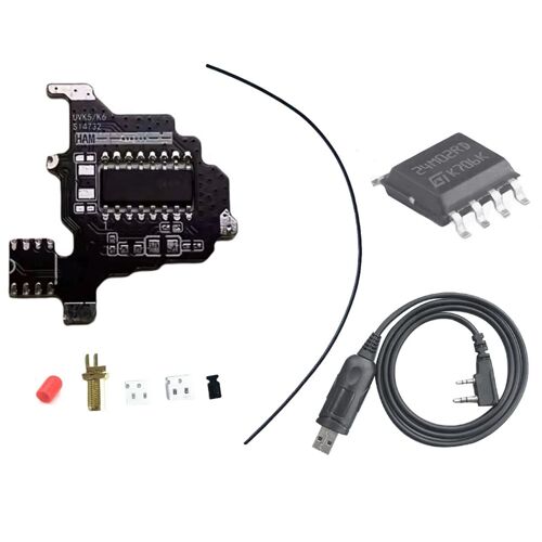 Pour le Module de Modification K5/K6 SI4732 + Puce D'Extension 2 M Câble Programmation USB, Solution à Double Antenne Ondes Courtes