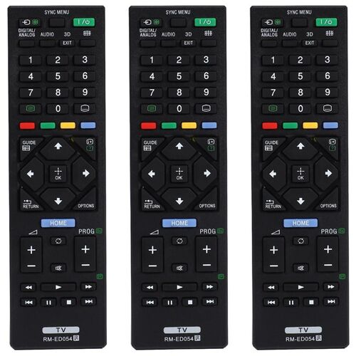 Télécommande universelle pour Tv Lcd Sony, 3 pièces, Rm-Ed054, Kdl-32R420A, Kdl-40R470A, Kdl-46R470A