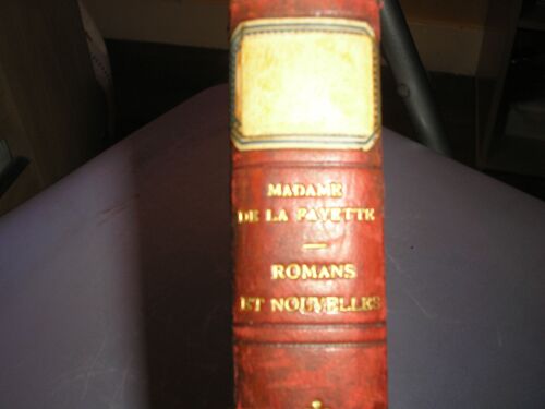 Romans Et Nouvelles De Madame De La Fayette
