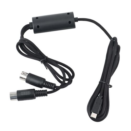 câble USB C MIDI de 2M avec adaptateur de Type C vers USB pour clavier de musique, convertisseur d'interface MIDI vers USB C pour ordinateur portable