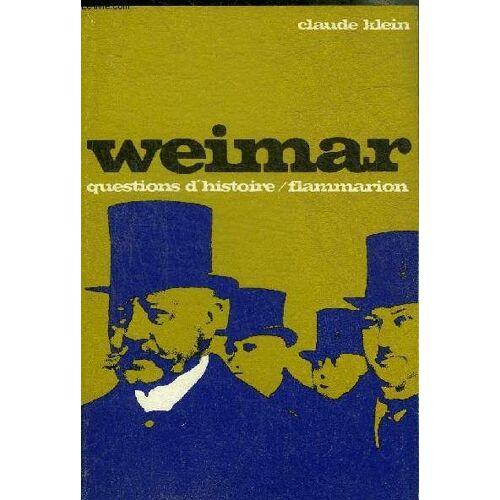 Weimar - Collection Questions D Histoire N°4.