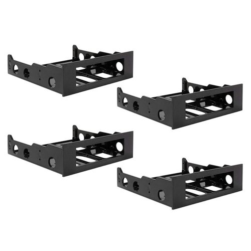 Adaptateur De Support De Disque Dur 3.5 À 5.25, 4 Pièces, Montage D'appareils De 3.5 Pouces Dans Une Baie De 5,25 Pouces