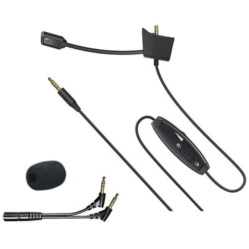 Câble de Microphone pour Sony WH-1000XM3/XM4, câble Audio pour casque, 3.5Mm, avec contrôle du Volume, interrupteur muet, transfert d'appel