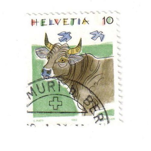 Timbre Oblitéré : Suisse