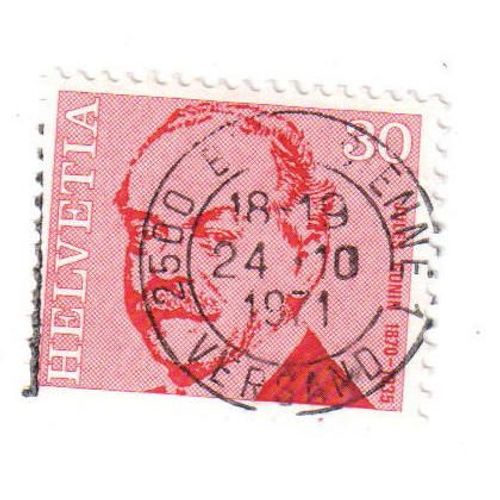 Timbre Oblitéré : Suisse
