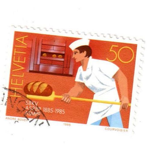Timbre Oblitéré : Suisse