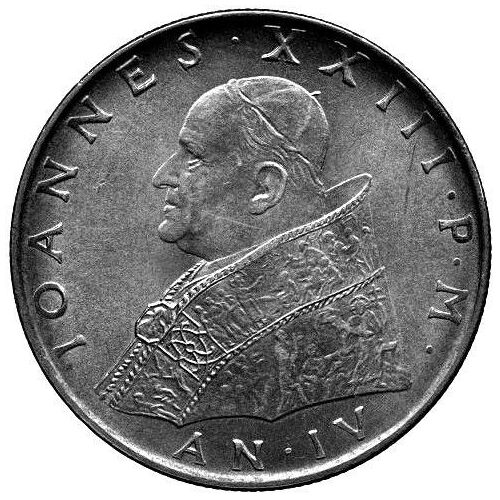Cité Du Vatican 100 Lires, 1962 Pape Jean Xxiii