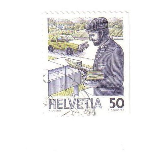 Timbre Oblitéré : Suisse