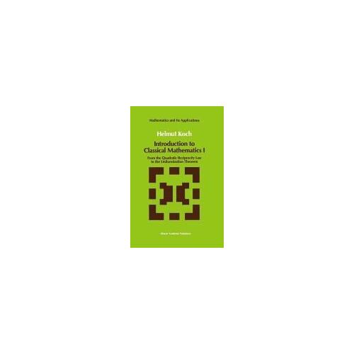 Introduction To Classical Mathematics I