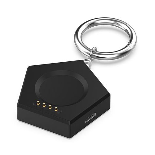 Chargeur Portable De Type C Et Magnétique Micro-Usb Pour Watch 2 X/4 Pro/3 Pro Smart Noir