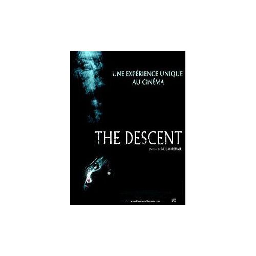The Descent- Véritable Affiche De Cinéma - Format 40x60 - De Neil Marshall Avec Natalie Jackson Mendoza, Shauna Macdonald, Myanna Buring, Alex Reid, Nora-Jane Noone - 2005